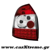 Φανάρι Πίσω Red Crystal Led Audi A4 B6 Avant 01-04
