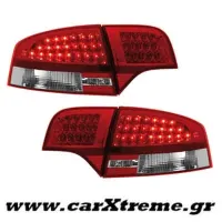 Φανάρι Πίσω Red Crystal Led Audi A4 Lim 04-08 (4 τεμ)