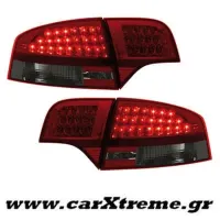 Φανάρι Πίσω Red Crystal Led Audi A4 Lim 04-08 (4 τεμ)