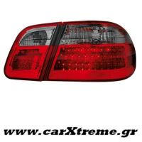 Φανάρι Πίσω Red Black Led Mercedes Benz E Class W210 95-02