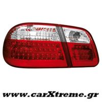 Φανάρι Πίσω Red Crystal Led Mercedes Benz E Class W210 95-02