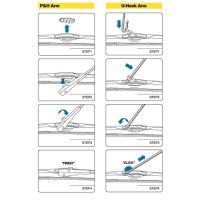 Υαλοκαθαριστήρας Μονός Feral Hybrid 19"  48cm