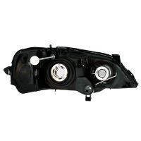 Μπροστινά Φανάρια Set Για Opel Astra G 97-04 Μαύρα H7/H7 Depo