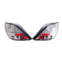 Πισινά Φανάρια Set Για Peugeot 207 06-09 Led Chrome JunYan