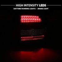 Πισινά Φανάρια Set Για Porsche Cayenne 02-06 Led Κόκκινο/Crystal Eagle Eyes