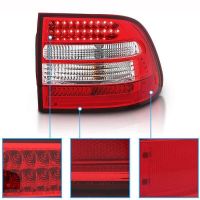 Πισινά Φανάρια Set Για Porsche Cayenne 02-06 Led Κόκκινο/Crystal Eagle Eyes