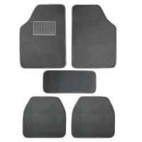 Πατάκια Αυτοκινήτου Universal Μοκέτα Luxury Ανθρακί 5 Τεμάχια