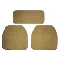 Πατάκια Αυτοκινήτου Universal Μοκέτα Luxury Μπεζ 5 Τεμάχια