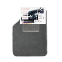 Πατάκια Αυτοκινήτου Universal Μοκέτα Luxury Γκρι 2 Τεμάχια