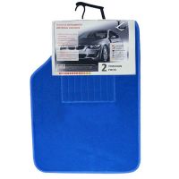 Πατάκια Αυτοκινήτου Universal Μοκέτα Luxury Μπλε 2 Τεμάχια