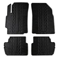 Πατάκια Αυτοκινήτου Gledring 0185 Chevrolet Spark 2010-2015  Πεντάθυρο Μαύρο 4 Τεμάχια