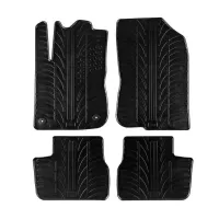Πατάκια Αυτοκινήτου Gledring 0157 Peugeot 208 2012-2019 Μαύρο 4 Τεμάχια