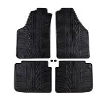 Πατάκια Αυτοκινήτου Gledring 0373 Lancia Musa 2007- / Fiat Idea 2006- Μαύρο 4 Τεμάχια