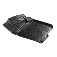 Πατάκια Σκαφάκια 3D Από Λάστιχο TPE Για Mitsubishi L200 2005-2018 Rizline 4 Τεμάχια Μαύρα