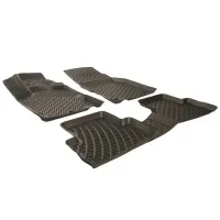 Πατάκια Σκαφάκια 3D Από Λάστιχο TPE Για Peugeot 3008/4008/5008/Citroen C4 Picasso 2008-2016 Rizline 4 Τεμάχια Μαύρα