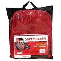Πλατοκαθίσματα Μπροστινά Πετσέτα Super Fresh Κόκκινο 2 Τεμάχια
