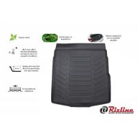 Πατάκι Πορτ-Παγκάζ 3D Σκαφάκι Από Λάστιχο TPE Για VW Passat B8 2015- Μαύρο Rizline