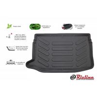 Πατάκι Πορτ-Παγκάζ 3D Σκαφάκι Από Λάστιχο TPE Για VW Polo 6R 2009-2017 Μαύρο Rizline Επάνω επίπεδο