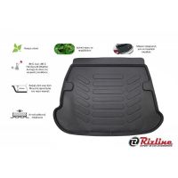 Πατάκι Πορτ-Παγκάζ 3D Σκαφάκι Από Λάστιχο TPE Για Volvo S60 2011- Μαύρο Rizline