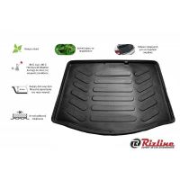 Πατάκι Πορτ-Παγκάζ 3D Σκαφάκι Από Λάστιχο TPE Για Ford Focus ΙΙ Ηatchback 2005-2012 Μαύρο Rizline