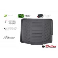 Πατάκι Πορτ-Παγκάζ 3D Σκαφάκι Από Λάστιχο TPE Για Ford Focus ΙΙΙ Ηatchback 2011-2014 Μαύρο Rizline