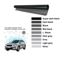 Αντιηλιακές Μεμβράνες Φιμέ Dark Black 50x300cm (15%) Made in Taiwan