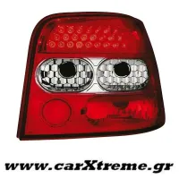 Φανάρι Πίσω Led VW Golf IV 97-04 Red Crystal