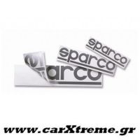 Αυτοκόλλητα σετ με Διάτρηση (30 τεμ) Γκρι 15cm Sparco