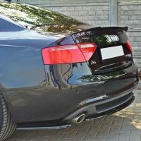 Αεροτομή Πορτ Παγκάζ Για Audi A5 8T 08-15 Coupe Μάυρη Γυαλιστερή Maxton Design Από Abs Πλαστικό