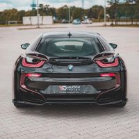 Αεροτομή Πορτ Παγκάζ Για Bmw i8 14-20 Lipspoiler Carbon Look Maxton Design Από Abs Πλαστικό