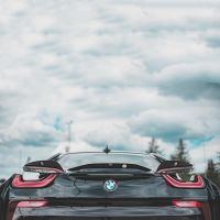 Αεροτομή Πορτ Παγκάζ Για Bmw i8 14-20 Lipspoiler Μάυρη Γυαλιστερή Maxton Design Από Abs Πλαστικό
