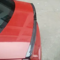 Αεροτομή Πορτ Παγκάζ Universal Lipspoiler Carbon 153x3.5cm Από Abs Πλαστικό (Soft)