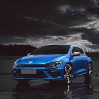 Μπροστινός Προφυλακτήρας Για VW Scirocco 14-17 Facelift R20 Look Με DRL