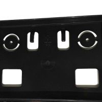 Πλαίσιο Πινακίδας Ευρωπαϊκό "Εύκαμπτο"  Πλαστικό Μαύρο Fiat 1 Τεμάχιο