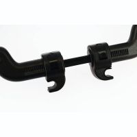 Πλαινά Μαξιλαράκια Προσκέφαλου / Υποστήριξης Λαιμού Memory Foam  HLU1000 11x20x3.5cm μαύρο 1 τεμάχιο