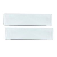 Κάλυμμα Πινακίδας Ευρωπαϊκό Πλαστικό Διάφανο 2 Τεμάχια