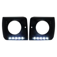 Μασκάκια Φαναριών Με DRL Για Mercedes-Benz G-Class W461/W463 90-15 G55/G65 Amg 4 Τεμάχια