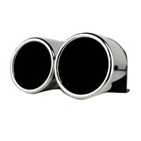 Μπούκες Εξάτμισης Διπλές Για Audi A4 B8 08-15 S4 Look 2 Τεμάχια