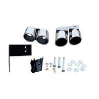 Μπούκες Εξάτμισης Διπλές Για Audi A4 B8 08-15 S4 Look 2 Τεμάχια