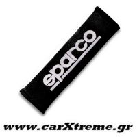 Μαξιλαράκι Ζώνης Ασφαλείας GT Λεπτό Μαύρο Sparco