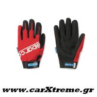Γάντια Συνεργείου Work Gloves Κόκκινο Sparco