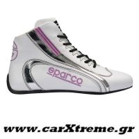 Εσωθερμικά Παπούτσια Formula Adv-8L Λευκό-Ροζ Sparco
