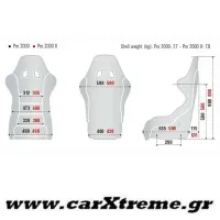 Εσωτερικό Κάθισμα Racing Pro 2000 Μπλε Χρώματος Sparco