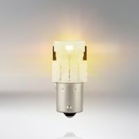 Λάμπες Led Για Φλας P21W BA15S Πορτοκαλί 12volt 1.3 watt Osram 7506DYP-02B 2 Τεμάχια