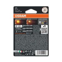 Λάμπες Led Για Φλας P21W BA15S Πορτοκαλί 12volt 1.3 watt Osram 7506DYP-02B 2 Τεμάχια