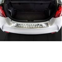 Προστατευτικό Πίσω Προφυλακτήρα Για Toyota Yaris 3 2014+ 5d Από Ανοξείδωτο Ατσάλι (Steel)