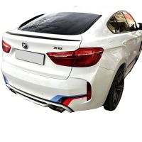 Αεροτομή Πορτ Παγκάζ Για Bmw X6 F16 15-19 M-Performance Look Γυαλιστερό Μαύρο Από Abs Πλαστικό
