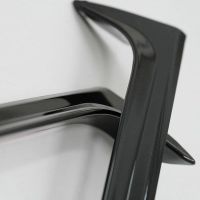 Αεροτομές Πρόσθετα Δεξιά Αριστερά Για VW Polo 6R/6C 09-17  Μαύρο Γυαλιστερό Πλαστικό Standard Έκδοση 2 Τεμάχια