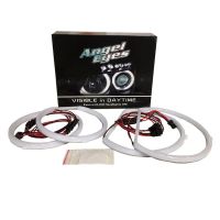 Angel Eyes LED Kit Για Bmw X5 E53 99-06 2x127mm & 2x158mm Λευκά Ματ 4 Τεμάχια