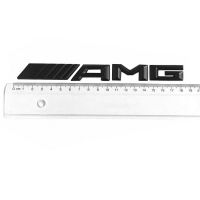 Αυτοκόλλητο Σήμα Amg Μαύρο Μεταλλικό 18cm x 2cm 1 Τεμάχιο
